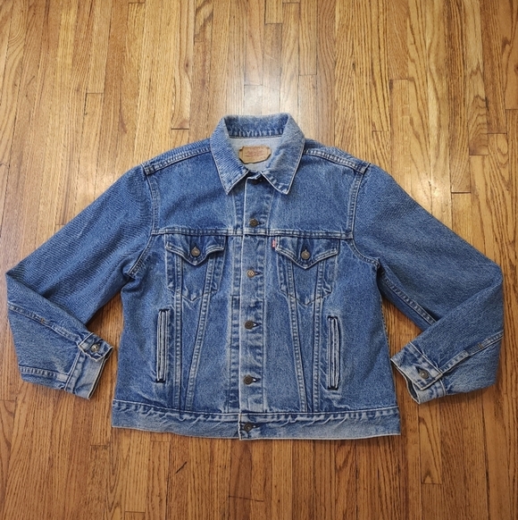 Levi's Other - Levi’s Vintage 70506-0216 Trucker Jacket Mens Large 44R Blue Denim USA